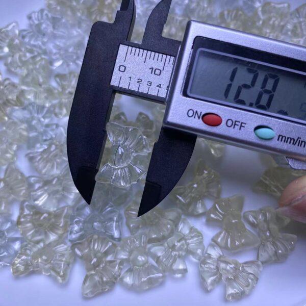 10 pcs bow-knot shape natural light yellow citrine bead - Image 3