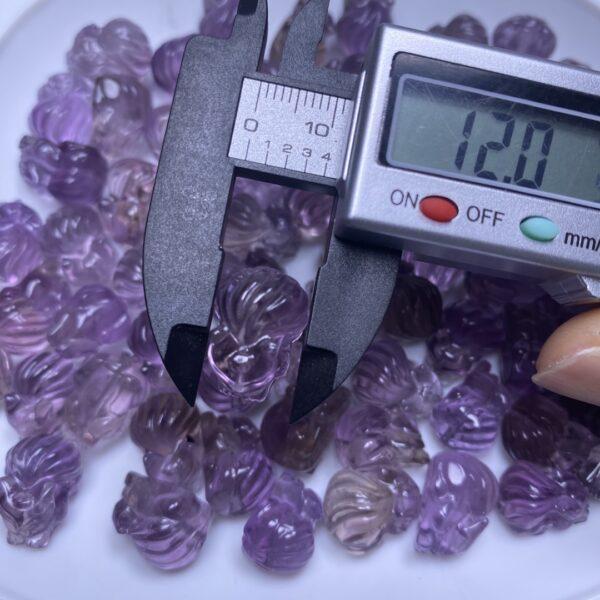 5 pcs / 10 pcs nice fox shape natural ametrine bead - Image 3
