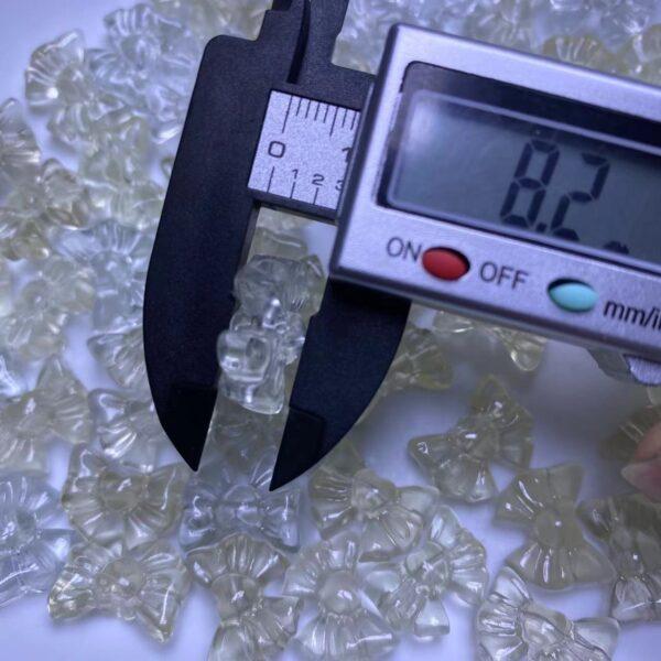 10 pcs bow-knot shape natural light yellow citrine bead - Image 4