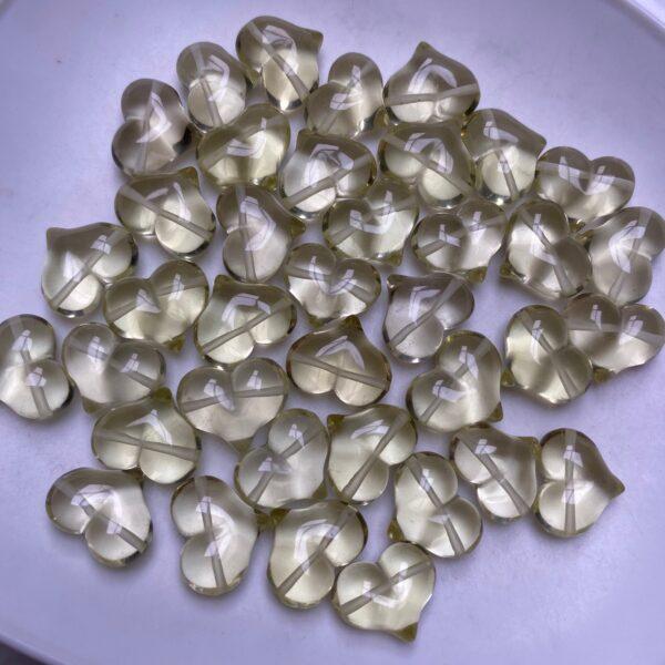 10 pcs nice heart shape natural citrine bead - Image 4