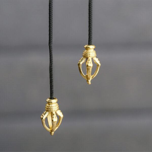 hollow flower shape gild s925 sterling silver charm bead, golden flower charm - Image 4