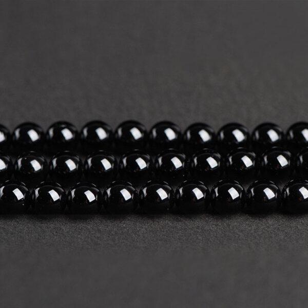 6mm - 16mm whole strand round shape genuine natural obsidian bead