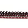 3mm - 9mm whole strand round shape 5A genuine natural wine red garnet bead