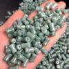 drum shape genuine natural oily green jadeite bead, jade bead
