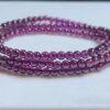 2.8mm small size whole strand round shape genuine natural purple garnet bead