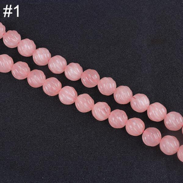 genuine natural rose quartz bead, whole strand multi shapes bead - Image 2