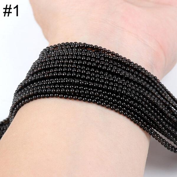 small size various genuine natural gemstones bead, 2 mm whole strand round bead - Image 2