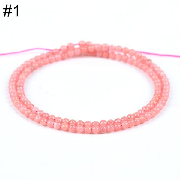 small size various genuine natural gemstones bead, 3 mm whole strand round bead - Image 2