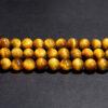 4mm - 6mm whole strand round shape 6A genuine natural golden tiger's eye stone bead