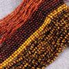 6mm - 16mm whole strand round shape 6A genuine natural tiger's eye stone bead