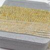 2 - 3mm small size whole strand facted surface round shape genuine natural citrine bead