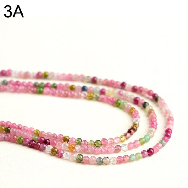 small bead whole strand round shape genuine natural tourmaline bead - Image 10