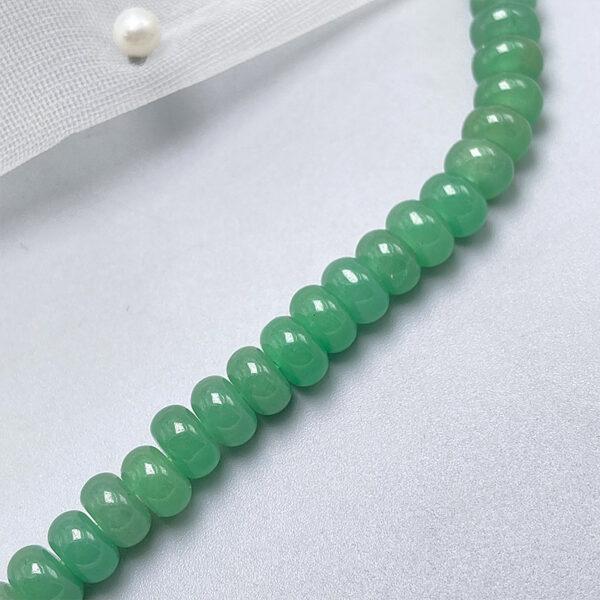 genuine natural aventurine bead, 8.5 mm whole strand rondelle bead - Image 5