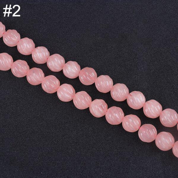 genuine natural rose quartz bead, whole strand multi shapes bead - Image 3