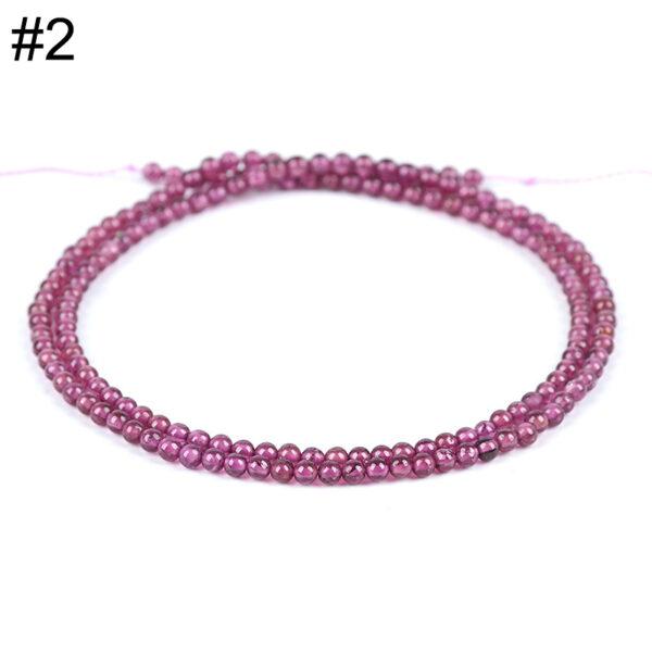small size various genuine natural gemstones bead, 2 mm whole strand round bead - Image 3