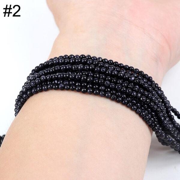 small size various genuine natural gemstones bead, 3 mm whole strand round bead - Image 3