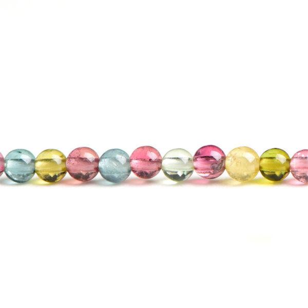 2mm - 3mm small bead whole strand round shape 7A genuine natural tourmaline bead - Image 3