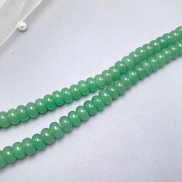 genuine natural aventurine bead, 8.5 mm whole strand rondelle bead - Image 4