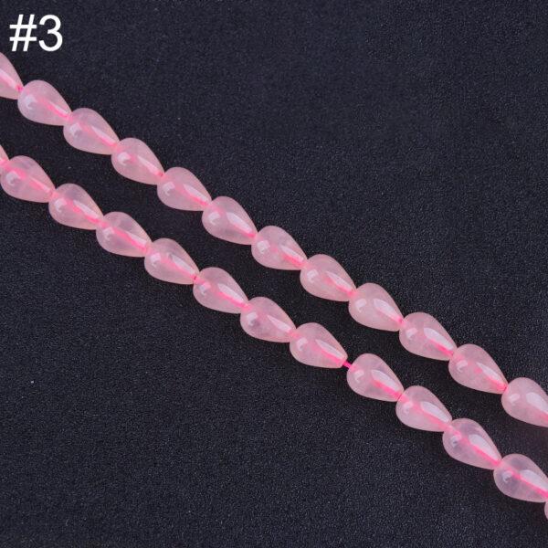 genuine natural rose quartz bead, whole strand multi shapes bead - Image 4