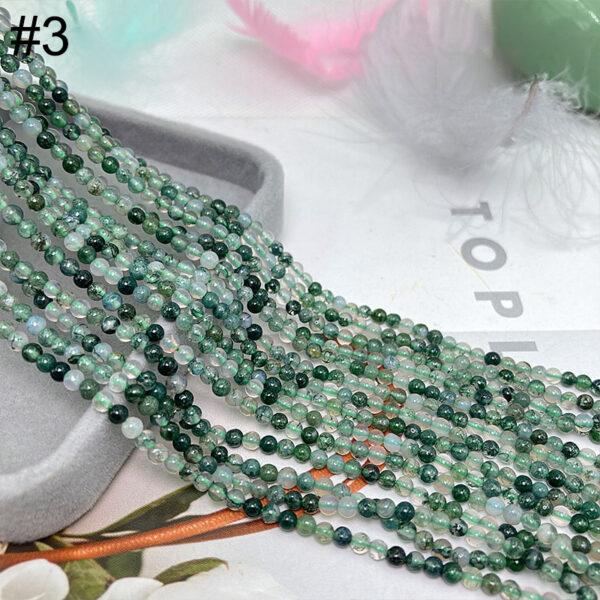 small size various genuine natural gemstones bead, 3 mm whole strand round bead - Image 4