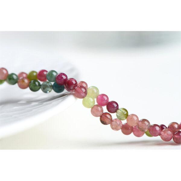 2mm - 3mm small bead whole strand round shape 5A deeper color genuine natural tourmaline bead - Image 3