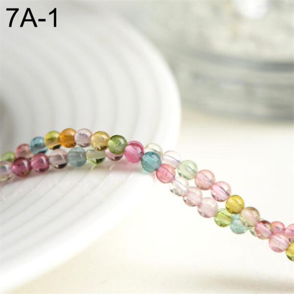 small bead whole strand round shape genuine natural tourmaline bead - Image 3