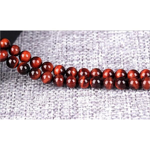 6mm - 16mm whole strand round shape 6A genuine natural tiger's eye stone bead - Image 7