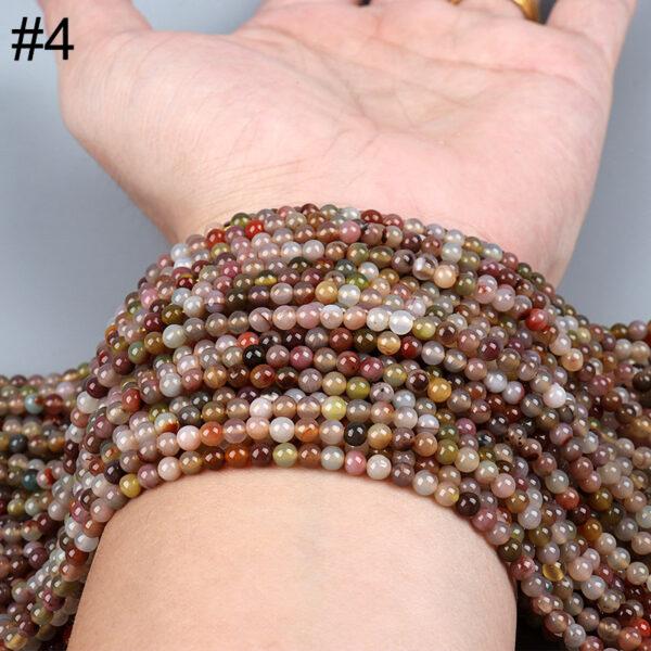 small size various genuine natural gemstones bead, 3 mm whole strand round bead - Image 5