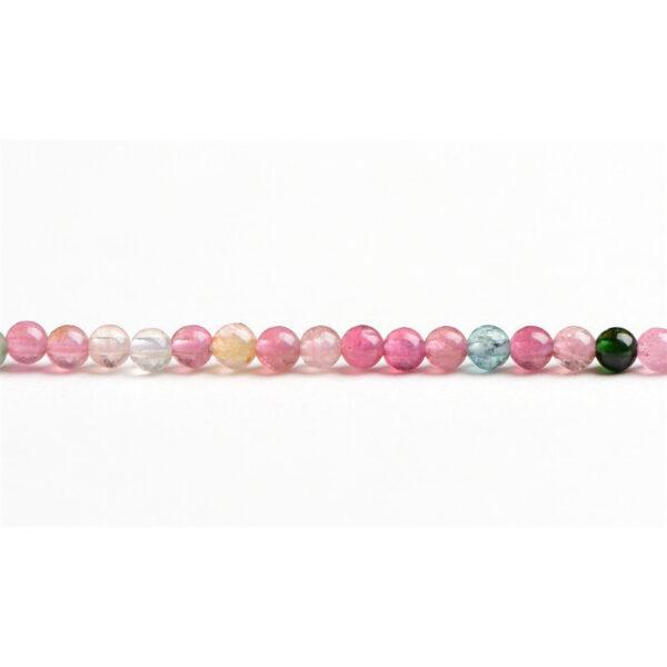 2mm - 3mm small bead whole strand round shape 5A more red color genuine natural tourmaline bead - Image 4