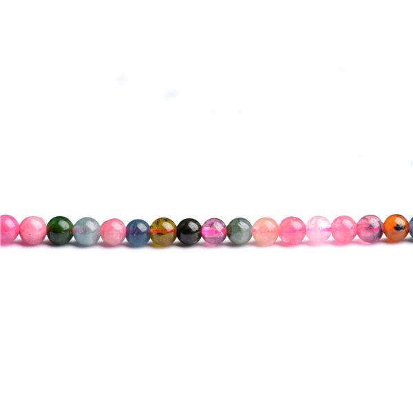 2mm - 3mm small bead whole strand round shape 3A genuine natural tourmaline bead - Image 4