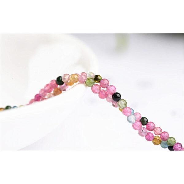 2mm - 3mm small bead whole strand round shape 5A genuine natural tourmaline bead - Image 5