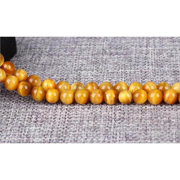 6mm - 16mm whole strand round shape 6A genuine natural tiger's eye stone bead - Image 9