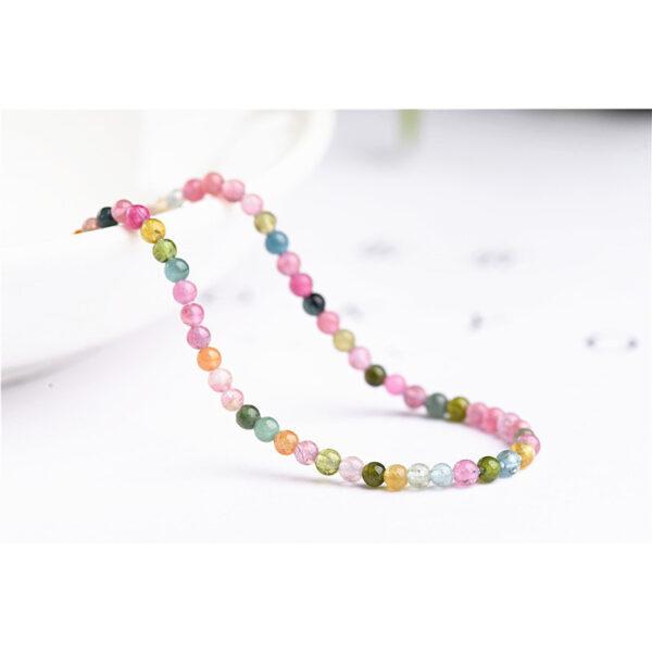 2mm - 3mm small bead whole strand round shape 5A genuine natural tourmaline bead - Image 6