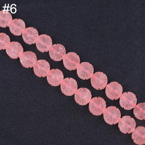 genuine natural rose quartz bead, whole strand multi shapes bead - Image 7