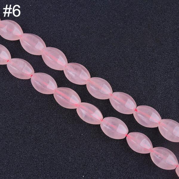 genuine natural rose quartz bead, whole strand multi shapes bead - Image 7
