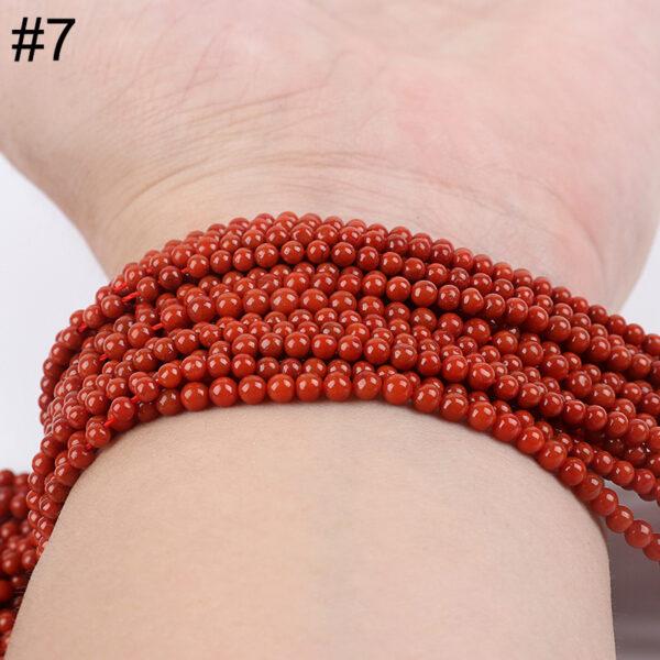 small size various genuine natural gemstones bead, 3 mm whole strand round bead - Image 8