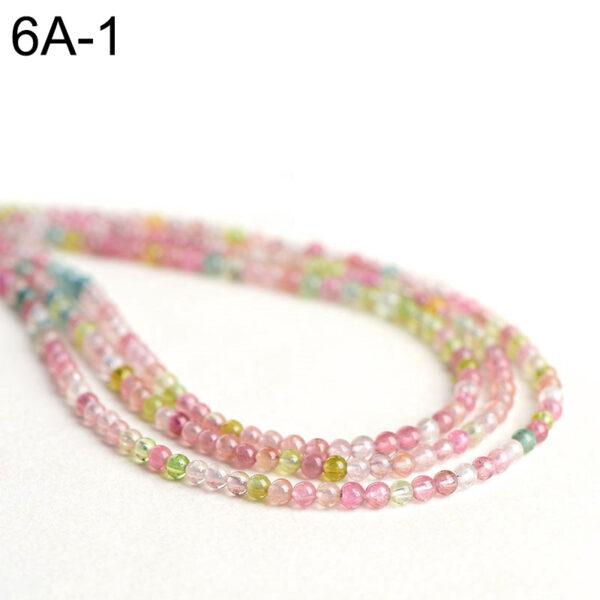 small bead whole strand round shape genuine natural tourmaline bead - Image 7
