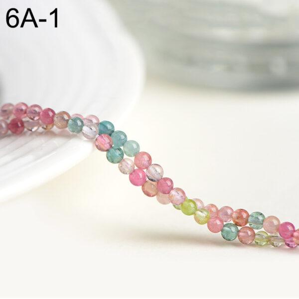 small bead whole strand round shape genuine natural tourmaline bead - Image 8