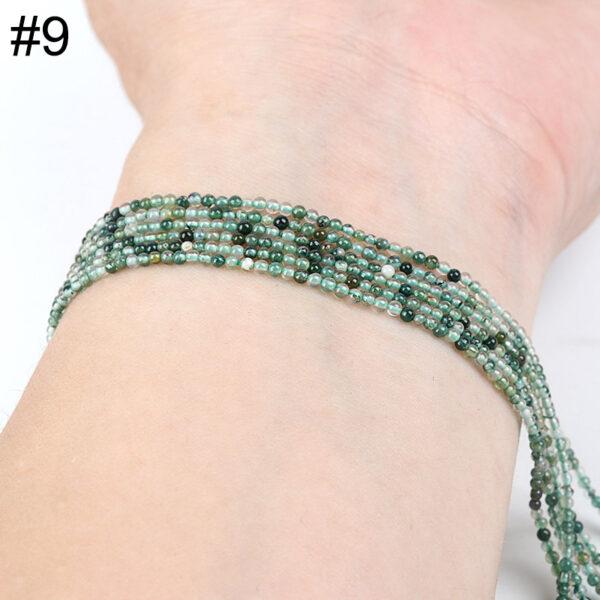 small size various genuine natural gemstones bead, 2 mm whole strand round bead - Image 10