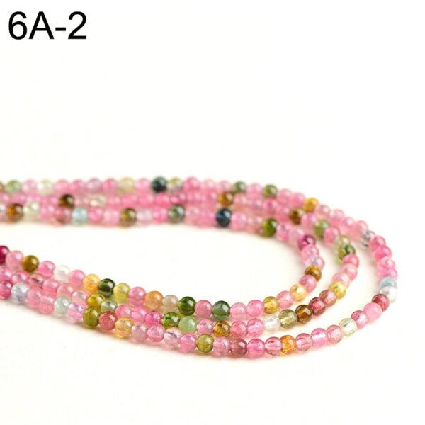 small bead whole strand round shape genuine natural tourmaline bead - Image 9