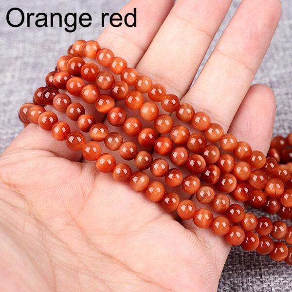 6mm - 16mm whole strand round shape 6A genuine natural tiger's eye stone bead - Image 4