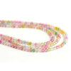 2mm small bead whole strand round shape genuine natural tourmaline bead