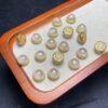 round shape genuine natural agate bead, white agate square bead