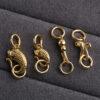 animal and flower shape gild s925 sterling silver necklace clasp bead, golden bracelet clasp finding