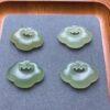 nephrite charm, ruyi charm, jade bead, green bead, high quality bead, genuine bead, natural bead