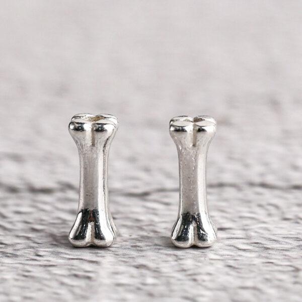 bone bead, spacer bead, s925 sterling silver, silver bead, oxidized silver bead