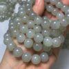 round beaded bracelet, nephrite bracelet, jade bracelet, smoky purple bracelet, genuine natural bracelet