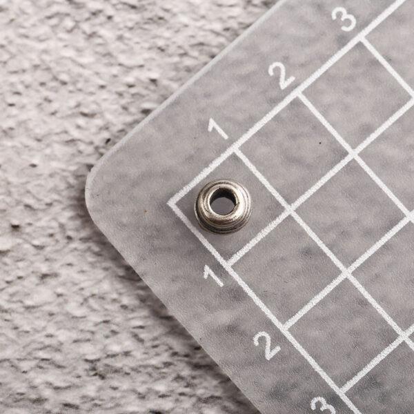 irregular bead, line pattern bead, spacer bead, s925 sterling silver, silver bead, oxidized silver bead - Image 2