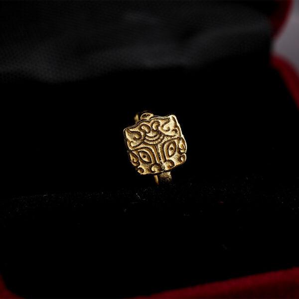 beast bead, beast clasp, s925 sterling silver, silver findings, golden clasp, gild hook - Image 5