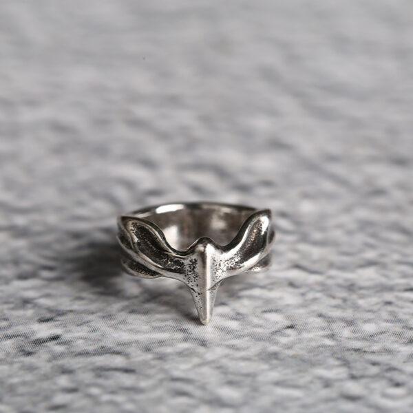 ring bead, wing pattern bead, jump ring, spacer bead, s925 sterling silver, silver bead, oxidized silver bead - Image 5